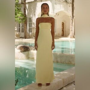 Elsa Maxi Dress - Lemon